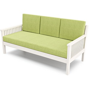 Изображение товара Диван Arsko Норман Б беленый дуб зеленая рогожка