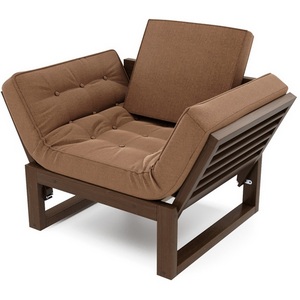 Изображение товара Кресло Arsko Балтик орех коричневая рогожка