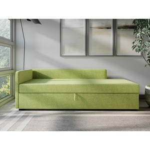 Изображение товара Диван-кровать Arsko Велес Угол левый рогожка зеленая