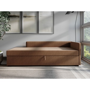 Изображение товара Диван-кровать Arsko Велес Угол правый рогожка коричневая