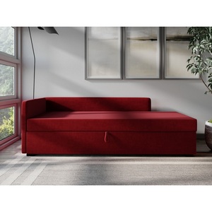 Изображение товара Диван-кровать Arsko Велес Угол левый велюр красный