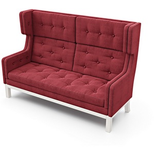 Изображение товара Диван Arsko Айверс Хай Беленый дуб шенилл красный