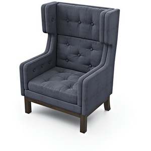 Изображение товара Кресло Arsko Айверс Хай Венге шенилл серый