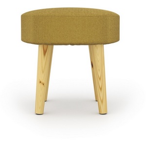 Изображение товара Пуф Arsko Сканди 2 горчичная рогожка