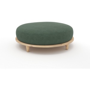 Изображение товара Пуф Arsko Сканди 4 зеленый велюр