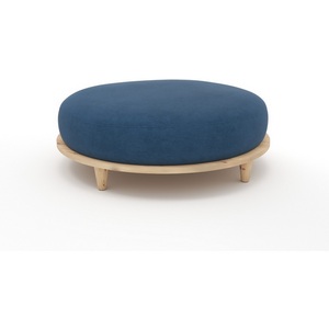 Изображение товара Пуф Arsko Сканди 4 синий велюр