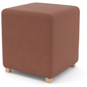 Изображение товара Пуф Arsko Мозли 1 терракотовый велюр