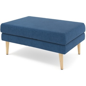 Изображение товара Банкетка Arsko Корс 1 синий велюр