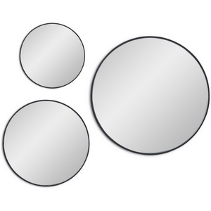 Изображение товара Saturn Black Сет из 3-х зеркал ?55, ?40, ?30 см Art-Zerkalo SM016BL 13762