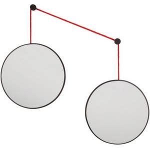 Изображение товара Balance M Black 2 зеркала по 40см на красном шнуре Art-Zerkalo SM201RBL 13882