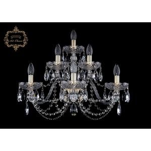 Изображение товара Хрустальное бра Art Classic 45241 10.11.3+2+1.240.XL.Gd.Sp подсвечник с подвесками