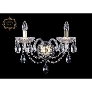 Изображение товара Хрустальное бра Art Classic 45271 10.12.2.165.XL.Gd.Sp подсвечник с подвесками