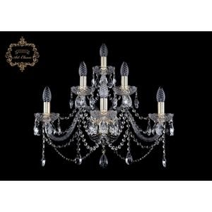 Изображение товара Хрустальное бра Art Classic 45271 10.12.3+2+1.240.Gd.Sp подсвечник с подвесками