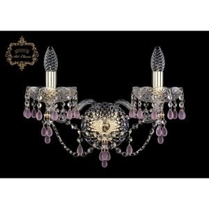 Изображение товара Хрустальное бра Art Classic 45597 10.24.2.165.XL.Gd.V7010 подсвечник с подвесками