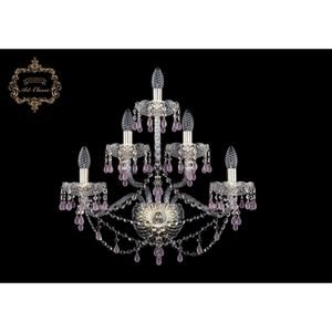 Изображение товара Хрустальное бра Art Classic 45597 10.24.2+2+1.200.XL.Gd.V7010 подсвечник с подвесками