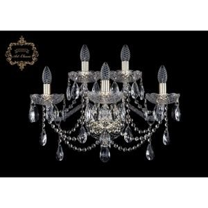 Изображение товара Хрустальное бра Art Classic 45962 10.25.3+2.200.XL.Gd.Sp подсвечник с подвесками