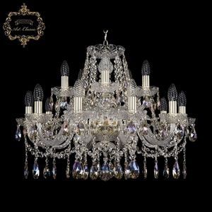 Изображение товара Хрустальная подвесная люстра Art Classic 45271 11.12.10+5.240.Gd.Sp.K801 подсвечник