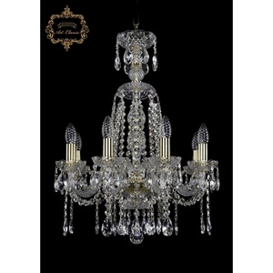 Изображение товара Подвесная люстра с хрустальными подвесками Art Classic 11.12 11.12.8.165.XL-63.Gd.Sp подсвечник с подвесками