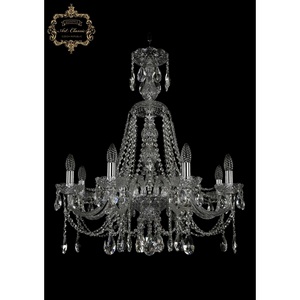 Изображение товара Подвесная люстра с хрустальными подвесками Art Classic 11.12 11.12.8.240.XL-69.Cr.Sp подсвечник с подвесками
