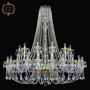 Изображение товара Подвесная люстра с хрустальными подвесками Art Classic 11.21 11.21.24+12.530.h-152.Gd.Sp подсвечник с подвесками