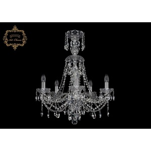 Изображение товара Подвесная люстра с хрустальными подвесками Art Classic 11.21 11.21.5.200.XL-68.Cr.Sp подсвечник с подвесками