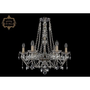 Изображение товара Подвесная люстра с хрустальными подвесками Art Classic 11.21 11.21.6.200.h-63.Br.Sp подсвечник с подвесками