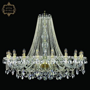 Изображение товара Подвесная люстра с хрустальными подвесками Art Classic 11.25 11.25.20.460.h-108.Gd.Sp подсвечник с подвесками
