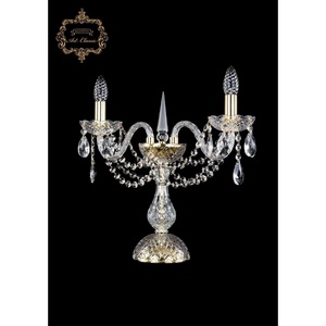 Изображение товара Хрустальная настольная лампа с подвесками Art Classic 45241 12.11.2.141-37.Gd.Sp подсвечник