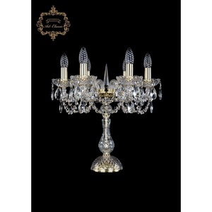 Изображение товара Хрустальная настольная лампа с подвесками Art Classic 45241 12.11.6.141-45.Gd.Sp подсвечник