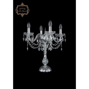 Изображение товара Хрустальная настольная лампа с подвесками Art Classic 45271 12.12.4.141-45.Cr.Sp подсвечник