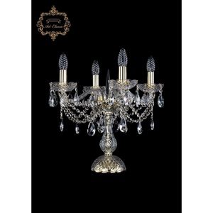 Изображение товара Хрустальная настольная лампа с подвесками Art Classic 44501 12.21.4.141-37.Gd.Sp подсвечник