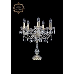 Изображение товара Хрустальная настольная лампа с подвесками Art Classic 44501 12.21.5.141-45.Gd.Sp подсвечник
