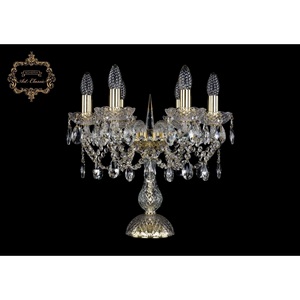 Изображение товара Хрустальная настольная лампа с подвесками Art Classic 44501 12.21.6.141-37.Gd.Sp подсвечник