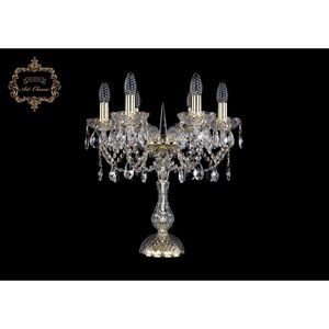 Изображение товара Хрустальная настольная лампа с подвесками Art Classic 44501 12.21.6.141-45.Gd.Sp подсвечник