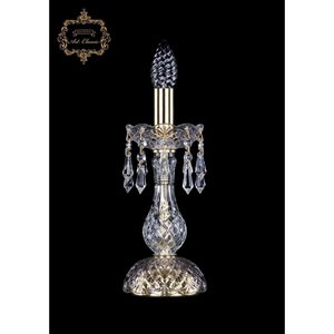 Изображение товара Хрустальная настольная лампа с подвесками Art Classic 45231 12.23.1-26.Gd.Dr подсвечник