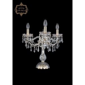 Изображение товара Хрустальная настольная лампа с подвесками Art Classic 45231 12.23.3.141-37.Br.Dr подсвечник