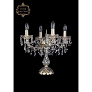 Изображение товара Хрустальная настольная лампа с подвесками Art Classic 45231 12.23.4.141-37.Gd.Dr подсвечник
