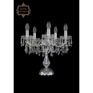 Изображение товара Хрустальная настольная лампа с подвесками Art Classic 45231 12.23.5.141-37.Cr.Dr подсвечник