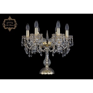 Изображение товара Хрустальная настольная лампа с подвесками Art Classic 45231 12.23.6.141-37.Gd.Dr подсвечник