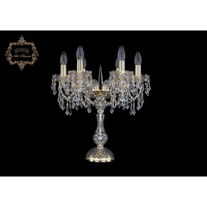 Изображение товара Хрустальная настольная лампа с подвесками Art Classic 45231 12.23.6.141-45.Gd.Dr подсвечник