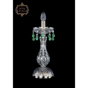 Изображение товара Хрустальная настольная лампа с подвесками Art Classic 45597 12.24.1-34.Br.V5001 подсвечник