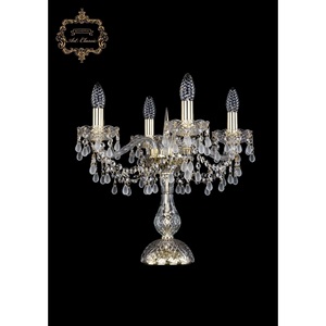 Изображение товара Хрустальная настольная лампа с подвесками Art Classic 45597 12.24.4.141-37.Gd.V0300 подсвечник