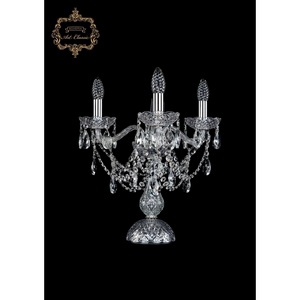 Изображение товара Хрустальная настольная лампа с подвесками Art Classic 45962 12.25.3.141-37.Cr.Sp подсвечник