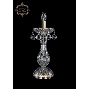 Изображение товара Хрустальная настольная лампа с подвесками Art Classic 46327 12.26.1-34.Br.B подсвечник