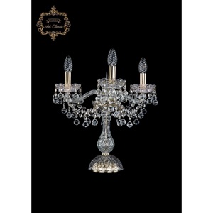 Изображение товара Хрустальная настольная лампа с подвесками Art Classic 46327 12.26.3.141-37.Br.B подсвечник