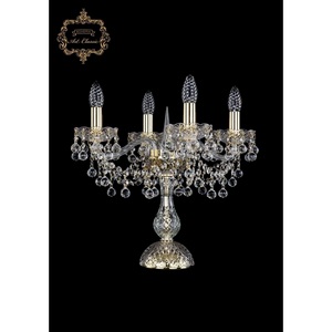 Изображение товара Хрустальная настольная лампа с подвесками Art Classic 46327 12.26.4.141-37.Gd.B подсвечник