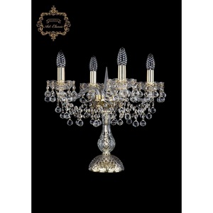 Изображение товара Хрустальная настольная лампа с подвесками Art Classic 46327 12.26.4.141-45.Gd.B подсвечник