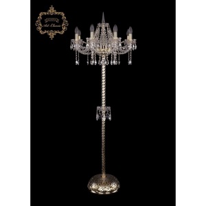 Изображение товара Хрустальный торшер под старину Art Classic 45271 13.12.8.195.P.h-160.Gd.Sp с подвесками