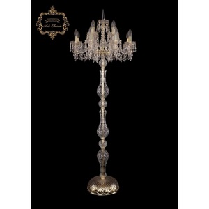 Изображение товара Хрустальный торшер под старину Art Classic 45231 13.23.8+4.200.h-165.Gd.Dr с подвесками