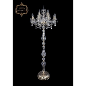 Изображение товара Хрустальный торшер под старину Art Classic 45962 13.25.8+4.200.h-165.Gd.Sp с подвесками